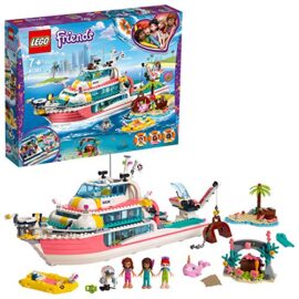 LEGO-Friends-Le-bateau-de-sauvetage-pour-Fille-et-Garon–Partir-de-7-Ans-et-Plus-908-Pices-41381-0-0