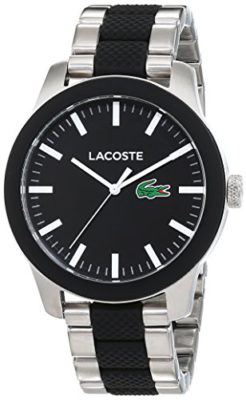 Lacoste-Homme-Analogique-Classique-Quartz-Montres-bracelet-avec-bracelet-en-Silicone-2010890-0