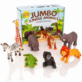 Learning-Minds-Set-de-8-Figurines-danimaux-Jumbo-Jungle-18-Mois-0