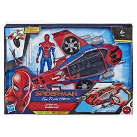 Marvel-Spider-Man-Far-From-Home-Vhicule-Spiderjet-et-figurine-Jouet-Spider-Man-0