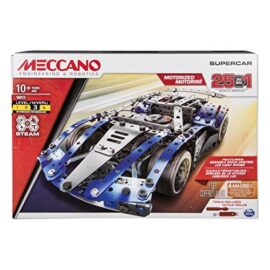 Meccano – 6044495 – Jeu de Construction – Supercar 25 modèles motorisés Meccano – 6044495 – Jeu de Construction – Supercar 25 modèles motorisés