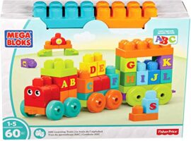 Mega Bloks Le train des Lettres, briques et jeu de construction, 60 pièces, jouet pour bébé et enfant de 1 à 5 ans, DXH35 Mega Bloks Le train des Lettres, briques et jeu de construction, 60 pièces, jouet pour bébé et enfant de 1 à 5 ans, DXH35 5