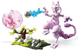 Mega Construx Pokemon Combat Mew contre Mewtwo, jeu de construction, 341 pièces, pour enfant dès 8 ans, FVK77 Mega Construx Pokemon Combat Mew contre Mewtwo, jeu de construction, 341 pièces, pour enfant dès 8 ans, FVK77