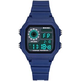 Montre Numérique Montre Homme Etanche avec Résine Synthétique Ultra-Mince Minimaliste avec Affichage de la Date Montre Numérique Montre Homme Etanche avec Résine Synthétique Ultra-Mince Minimaliste avec Affichage de la Date 3