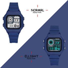 Montre Numérique Montre Homme Etanche avec Résine Synthétique Ultra-Mince Minimaliste avec Affichage de la Date Montre Numérique Montre Homme Etanche avec Résine Synthétique Ultra-Mince Minimaliste avec Affichage de la Date 6