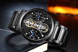 Montre-analogique–remontage-automatique-Guanqin-pour-homme-avec-cadran-analogique-et-bracelet-en-acier-inoxydable-0-2