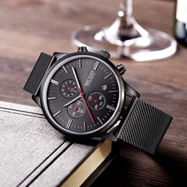 Montres-Homme-Acier-Inoxydable-Impermable-Chronographe-Quartz-Analogique-Montre-0-2