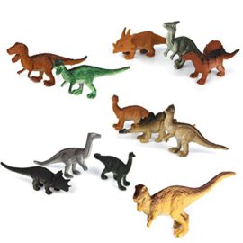 Pixnor Mini dinosaures 12pcs Figurines Dinosaures PVC modèle dinosaure Figurines enfants jouet Pixnor Mini dinosaures 12pcs Figurines Dinosaures PVC modèle dinosaure Figurines enfants jouet