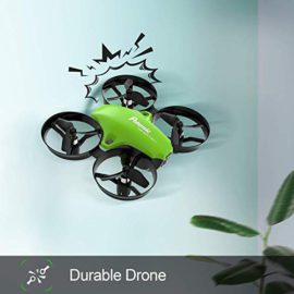 Potensic-A20-Mini-Drone-Amlior-Avez-Deux-Batteries-Hlicoptre-RC-avec-Vol-Stationnaire-Mode-sans-Tte-et-Tlcommande-3-Niveaux-de-Vitesse-Jouet-Cadeau-pour-Enfant-et-Dbutants-Vert-0-0