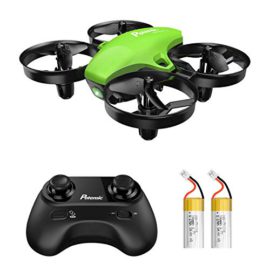 Potensic A20 Mini Drone Amélioré Avez Deux Batteries , Hélicoptère RC avec Vol Stationnaire, Mode sans Tête et Télécommande 3 Niveaux de Vitesse Jouet Cadeau pour Enfant et Débutants – Vert Potensic A20 Mini Drone Amélioré Avez Deux Batteries , Hélicoptère RC avec Vol Stationnaire, Mode sans Tête et Télécommande 3 Niveaux de Vitesse Jouet Cadeau pour Enfant et Débutants – Vert