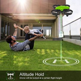 Potensic-A20-Mini-Drone-Amlior-Avez-Deux-Batteries-Hlicoptre-RC-avec-Vol-Stationnaire-Mode-sans-Tte-et-Tlcommande-3-Niveaux-de-Vitesse-Jouet-Cadeau-pour-Enfant-et-Dbutants-Vert-0-3