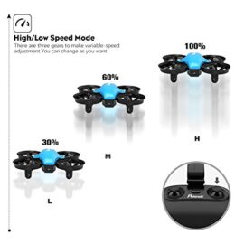 Potensic-Drone-avec-camra-Mini-Avion-avec-tlcommande-Drone-avec-WiFi-camra-A20W-Fonction-de-Suspension-Altitude-camra-adapt-aux-dbutants-Cadeau-de-Nol-0-3