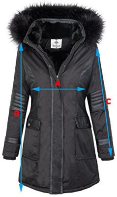 Rock Creek Veste Femme Parka Manteau Dames Veste d’hiver D-369 Rock Creek Veste Femme Parka Manteau Dames Veste d’hiver D-369 6