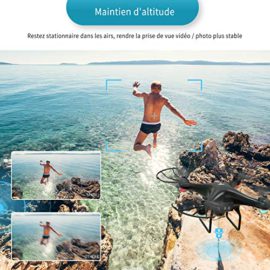 SNAPTAIN-SP600-Drone-avec-Camra-720P-HD-et-30-Mins-Autonomie-Contrle-Gestuel-WiFi-FPV-120-Grand-Angle-RglableVol-de-Trajectoire-3D-VR-360Flips-Mode-sans-Tte-et-Maintien-de-laltitude-0-3