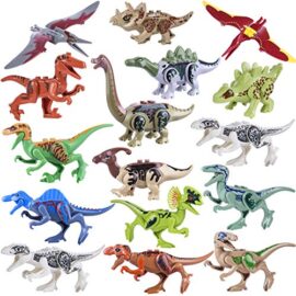 Seciie 16 Pièces Dinosaure Blocs de Construction Jeu de Dinosaure Jouets à Dinosaures Miniature Figurines Jurassic World Educatif Jouets Cadeaux de Noël pour Vos Enfants Seciie 16 Pièces Dinosaure Blocs de Construction Jeu de Dinosaure Jouets à Dinosaures Miniature Figurines Jurassic World Educatif Jouets Cadeaux de Noël pour Vos Enfants 2