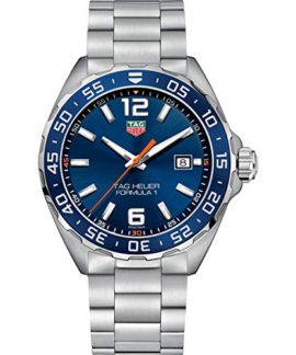 TAG Heuer Homme Analogique Quartz Montre avec Bracelet en Acier Inoxydable WAZ1010.BA0842 TAG Heuer Homme Analogique Quartz Montre avec Bracelet en Acier Inoxydable WAZ1010.BA0842