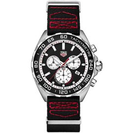 TAG-Heuer-Homme-Bracelet-Nylon-Noir-Saphire-Quartz-Montre-CAZ101EFC8228-0