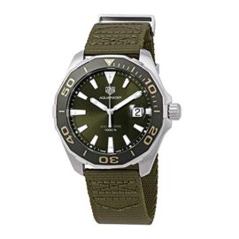 TAG Heuer WAY101E.FC8222 Montre pour Homme Aquaracer 43 mm avec Bracelet en Textile Kaki TAG Heuer WAY101E.FC8222 Montre pour Homme Aquaracer 43 mm avec Bracelet en Textile Kaki