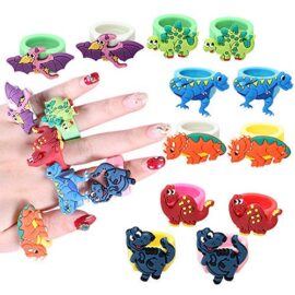 Tacobear-56-Pices-Anniversaire-Dinosaure-Accessoires-Dinosaure-Porte-Clef-Dinosaure-Bracelet-Dinosaure-Bague-Dinosaure-Autocollant-pour-Enfants-Anniversaire-Dinosaure-Cadeau-Jouets-kit-de-Fte-0-1