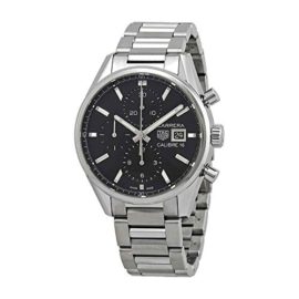 Tag Heuer CBK2110.BA0715 Carrera Montre chronographe Automatique pour Homme Cadran Noir Tag Heuer CBK2110.BA0715 Carrera Montre chronographe Automatique pour Homme Cadran Noir 2