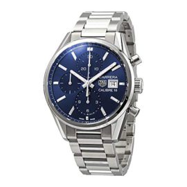 Tag Heuer CBK2112.BA0715 Carrera Montre chronographe pour Homme Cadran Bleu Tag Heuer CBK2112.BA0715 Carrera Montre chronographe pour Homme Cadran Bleu 2