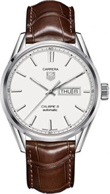 Tag Heuer Carrera Homme 41mm Bracelet Cuir Boitier Acier Inoxydable Automatique Montre WAR201B,FC6291 Tag Heuer Carrera Homme 41mm Bracelet Cuir Boitier Acier Inoxydable Automatique Montre WAR201B,FC6291 2