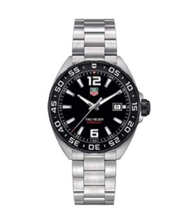 Tag Heuer Formula 1 WAZ1110.BA0875 Montre automatique argentée à cadran noir Tag Heuer Formula 1 WAZ1110.BA0875 Montre automatique argentée à cadran noir 2