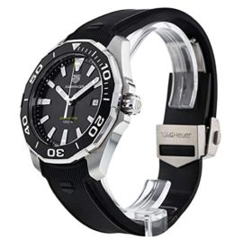 Tag-Heuer-WAY111AFT6151-Aquaracer-Montre-en-Caoutchouc-pour-Homme-Cadran-Noir-0-0