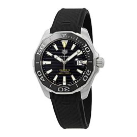 Tag Heuer WAY201A.FT6142 Aquaracer Montre Automatique pour Homme Cadran Noir Tag Heuer WAY201A.FT6142 Aquaracer Montre Automatique pour Homme Cadran Noir