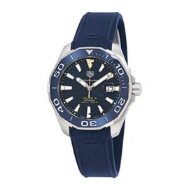 Tag Heuer WAY201B.FT6150 Aquaracer Calibre 5 Montre Automatique pour Homme Cadran Bleu Tag Heuer WAY201B.FT6150 Aquaracer Calibre 5 Montre Automatique pour Homme Cadran Bleu