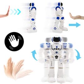 deAO Robot Programmable Intelligent et Interactif avec Capteur de Mouvement, Actions et Effets Lumineux et Sonoresv deAO Robot Programmable Intelligent et Interactif avec Capteur de Mouvement, Actions et Effets Lumineux et Sonoresv 3