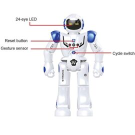 deAO Robot Programmable Intelligent et Interactif avec Capteur de Mouvement, Actions et Effets Lumineux et Sonoresv deAO Robot Programmable Intelligent et Interactif avec Capteur de Mouvement, Actions et Effets Lumineux et Sonoresv 4