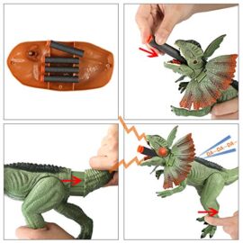 joylink Jouets Dinosaures, Réaliste Triceratops Modèle de Dinosaure Modèle Ensemble Jouet Dinosaure Bouche Catapulte des Incroyables Sons de Ainsi Que des lumières pour Enfants Anniversaire Cadeau joylink Jouets Dinosaures, Réaliste Triceratops Modèle de Dinosaure Modèle Ensemble Jouet Dinosaure Bouche Catapulte des Incroyables Sons de Ainsi Que des lumières pour Enfants Anniversaire Cadeau 5