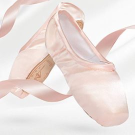 Bezioner-Shop-Rose-et-Red-Pointe-Shoes-Girls-Ballet-FlatsPantoufle-avec-Rubans-et-Talons-38-Rose-0-3