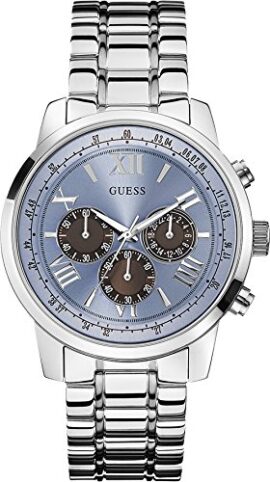 Guess Homme Analogique Quartz Montre avec Bracelet en Acier Inoxydable W0379G6 Guess Homme Analogique Quartz Montre avec Bracelet en Acier Inoxydable W0379G6