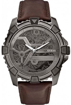 Guess Hommes Analogique Quartz Montre avec Bracelet en Cuir W0274G1 Guess Hommes Analogique Quartz Montre avec Bracelet en Cuir W0274G1