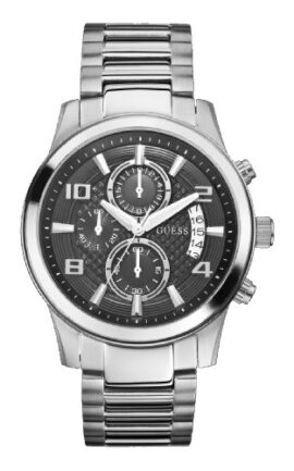 Guess Hommes Chronographe Quartz Montre avec Bracelet en Acier Inoxydable W0075G1 Guess Hommes Chronographe Quartz Montre avec Bracelet en Acier Inoxydable W0075G1