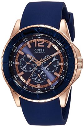 Guess Hommes Chronographe Quartz Montre avec Bracelet en Silicone W0485G1 Guess Hommes Chronographe Quartz Montre avec Bracelet en Silicone W0485G1