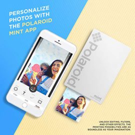 Polaroid-Mint-Imprimante-de-Poche-avec-Technologie-Zink-Zero-Ink-Bluetooth-intgr-pour-appareils-Android-et-iOS-Imprim-instantanment-sur-Papier-Autocollant-de-51-x-76-cm-Noir-0-3