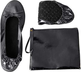 Rose-Cheeks-Ballerines-Pliables-Femmes-Danseur-Portable-Rouler-Sac-de-Chaussures-Noir-l-0