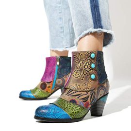 Socofy-Bottes-Cuir-Femmes-Chaussures-de-Ville-Hiver–Talons-Hauts-Moyens-Confortable-Bottines-Boots-Santiags-Habillees-Hiver-Design-Originales-2019-Marron-Bleu-Violet-0-0