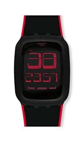 Swatch Mixte Adulte Digital Montre avec Bracelet en Silicone SURB102E Swatch Mixte Adulte Digital Montre avec Bracelet en Silicone SURB102E