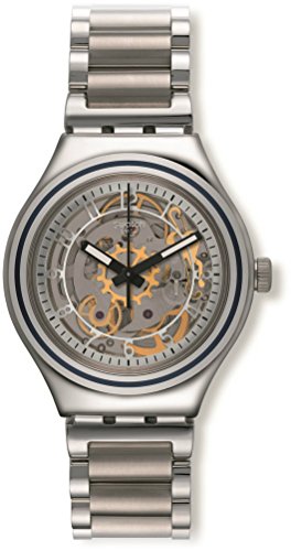 Swatch Montre Mixte Analogique Automatique avec Bracelet en Acier Inoxydable – YAS112G Swatch Montre Mixte Analogique Automatique avec Bracelet en Acier Inoxydable – YAS112G