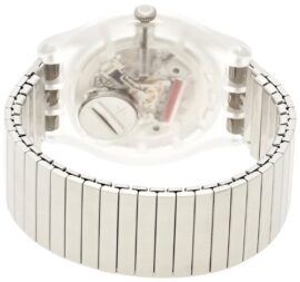 Swatch-SUOK700B-Montre-Mixte-Quartz-Analogique-Bracelet-Acier-Inoxydable-Argent-0-0