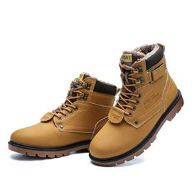 gracosy Bottes Hiver Fourrées Hommes, Chaussure de Ville à Lacets Bottines de Neige en Nubuck Imperméable avec Fourrure Chaude Confortable Boots Chukka Noir Marron Soldes gracosy Bottes Hiver Fourrées Hommes, Chaussure de Ville à Lacets Bottines de Neige en Nubuck Imperméable avec Fourrure Chaude Confortable Boots Chukka Noir Marron Soldes