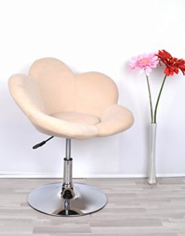 1x-Tabouret-Fauteuil-sige-Assise-Chaise-LongueFleur-Beige-Chaise-Longue-Design-Chaise-pivotante-D0-0-0