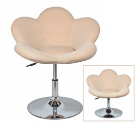 1x-Tabouret-Fauteuil-sige-Assise-Chaise-LongueFleur-Beige-Chaise-Longue-Design-Chaise-pivotante-D0-0