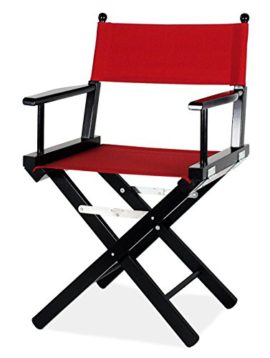 ArredaSi-Regista-P-Fauteuil-de-metteur-en-scne-en-bois-noir-avec-tissu-rouge-0