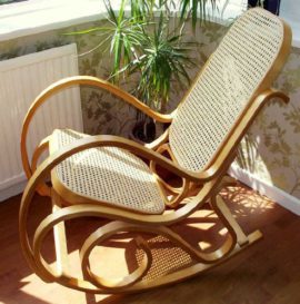 Bentwood-Nouveau-Bois-de-Bouleau-et-Authentique-Rotin-Bois-Courb-Fauteuil--Bascule-Chaise-Thonet-Maternit-Conservatoire-Salon-0