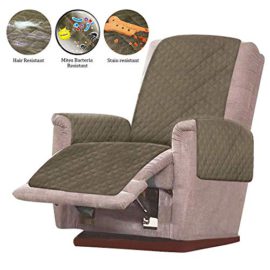 Bottlewise Housse Fauteuil Relax Matelassé Antidérapant, Couverture Fauteuil Inclinable Doux et Confortable, Housse Canapé 1 Place pour Enfant et Animaux Domestique Bottlewise Housse Fauteuil Relax Matelassé Antidérapant, Couverture Fauteuil Inclinable Doux et Confortable, Housse Canapé 1 Place pour Enfant et Animaux Domestique 3